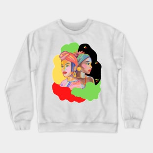 illustration African culture Crewneck Sweatshirt